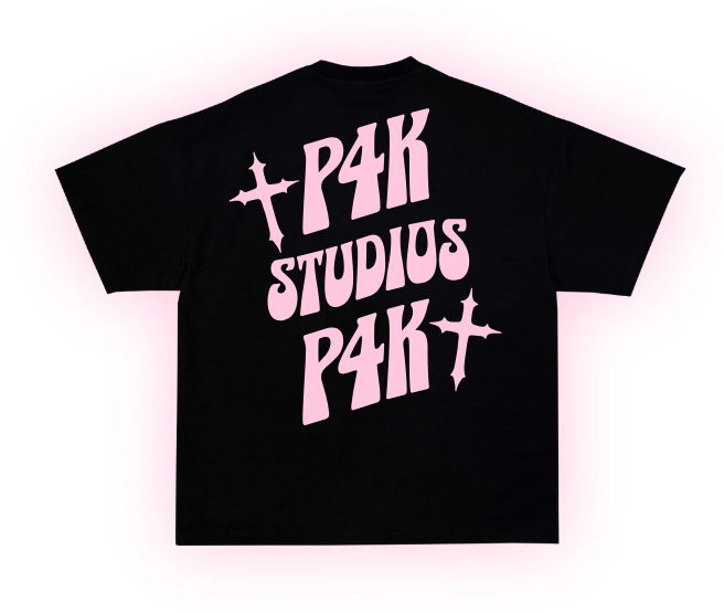 "CROSSES" by P4K Studios (Black/Pink)